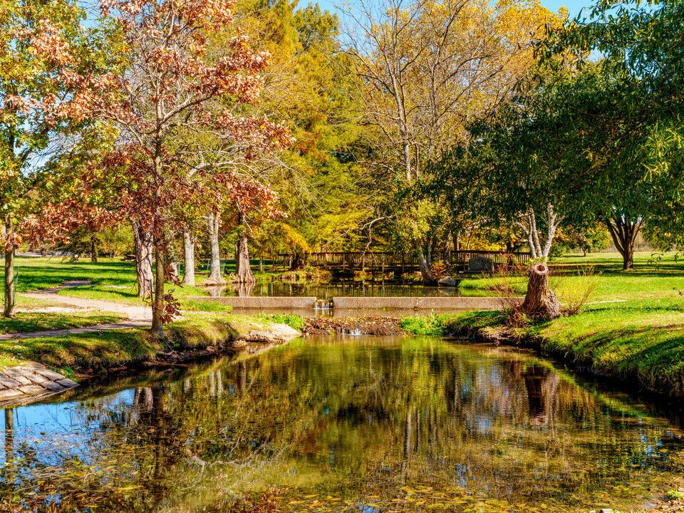 Jolly Mill Park Natural Spring Fall Reflections