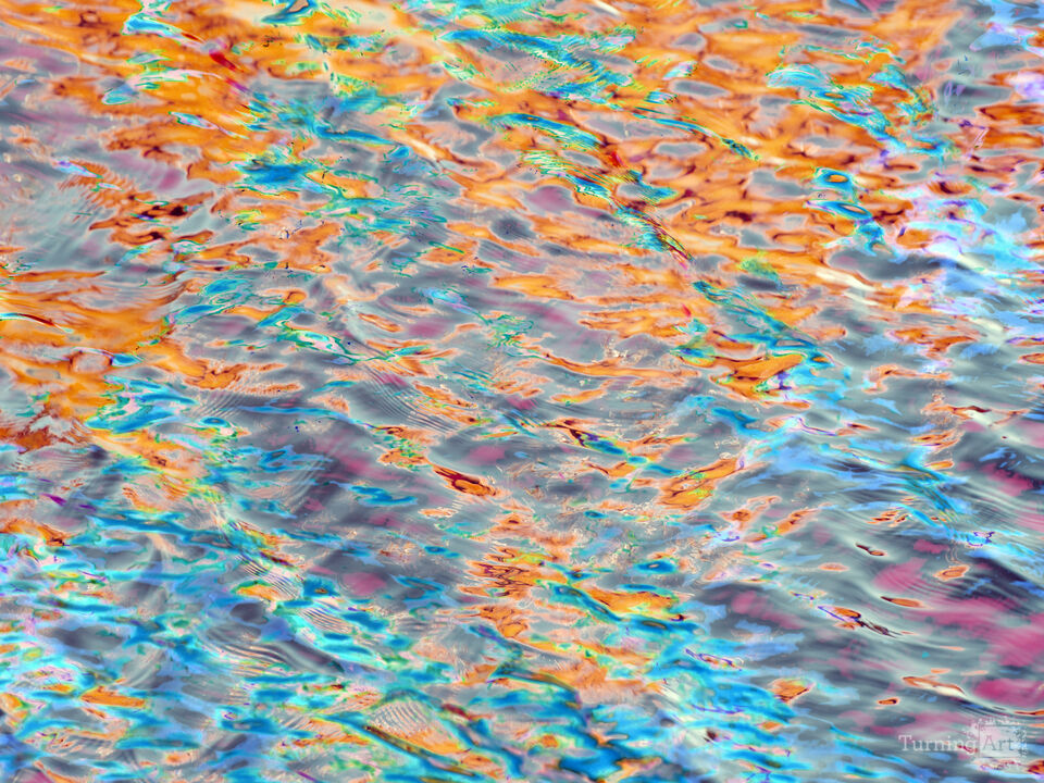 Water Pattern Orange