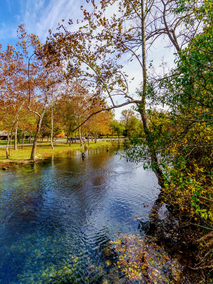 Ozarks Trout Fishing By The Birch