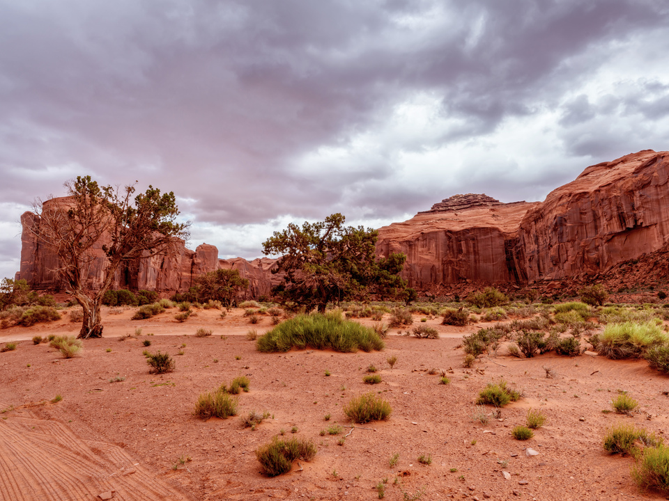 Storm Clouds Over Spearhead Mesa
