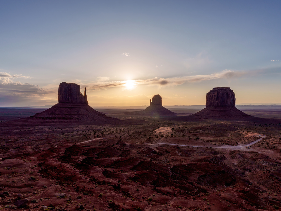 Monument Valley Golden Morning Light
