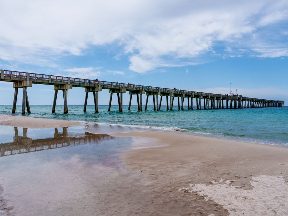 Quiet Reflections By Russell Fields Pier