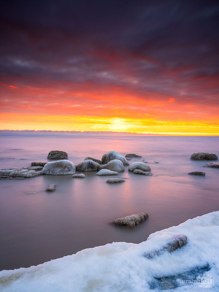Snowy MKE Boulder Point Morning