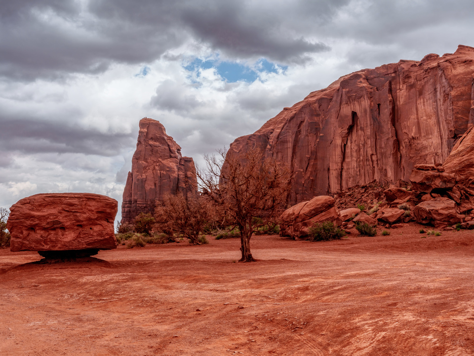 Balancing At Monument Valley