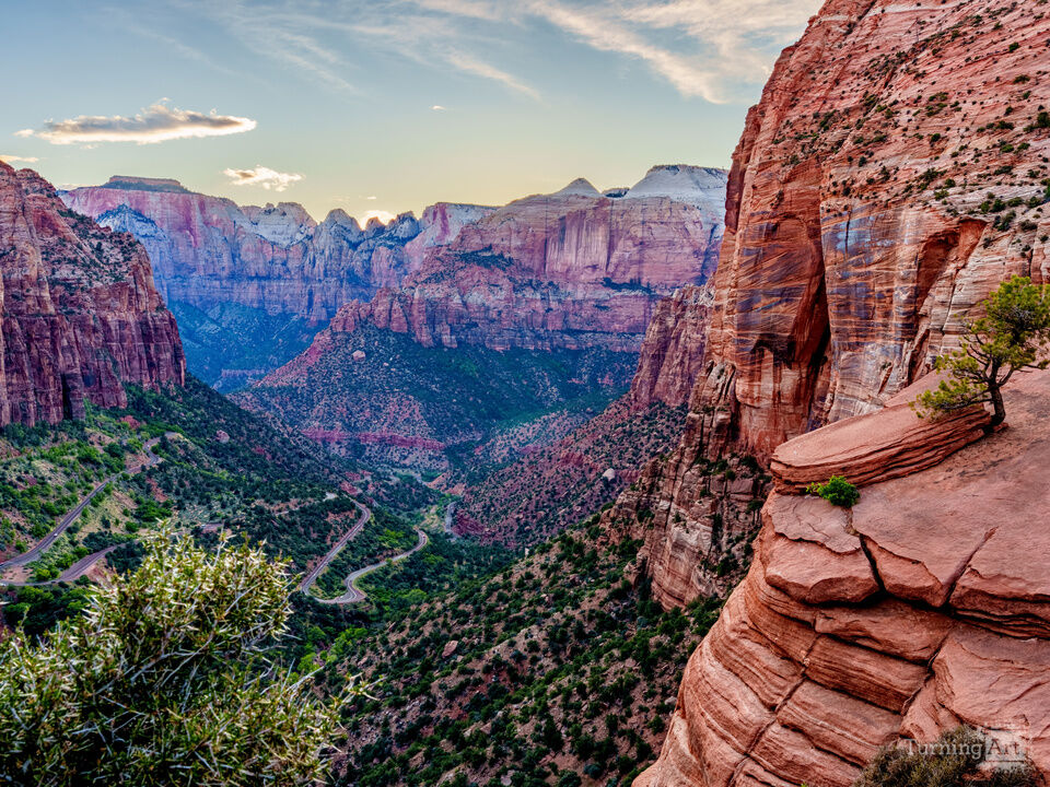 Evening Over Zion Canyon