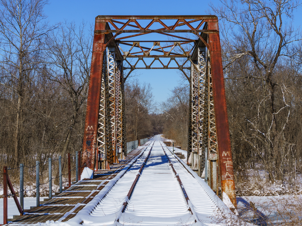 Frozen Railroad Passage
