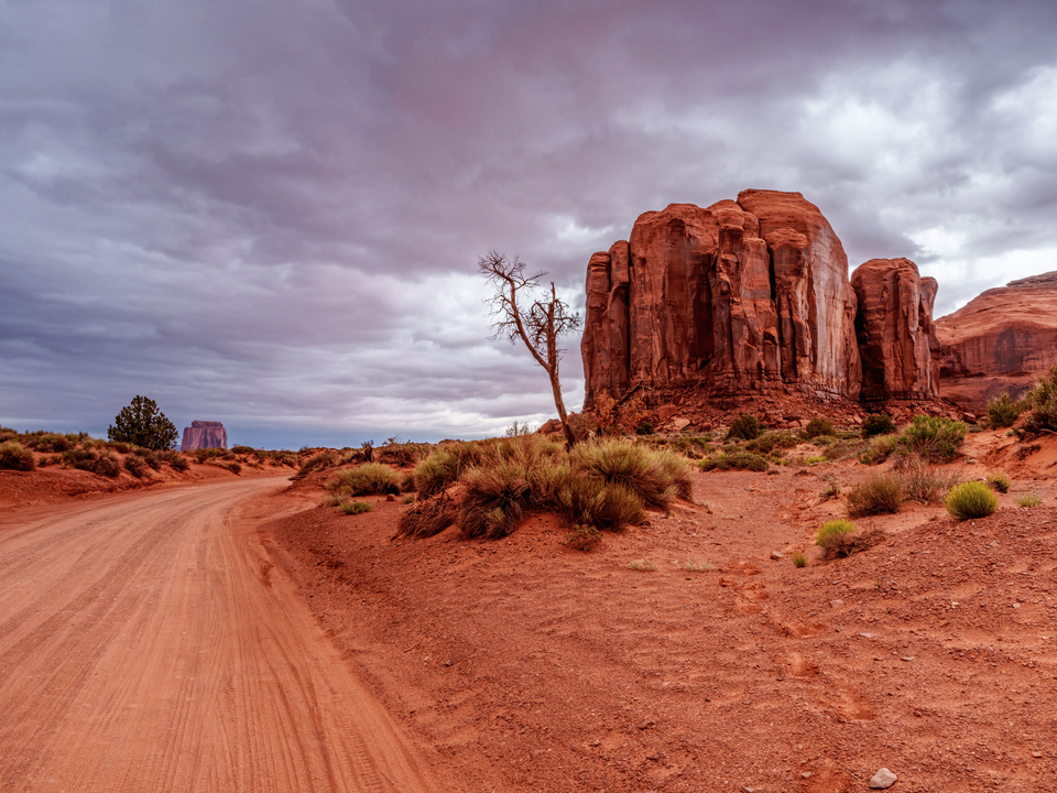 Monument Valley Road To The Storm