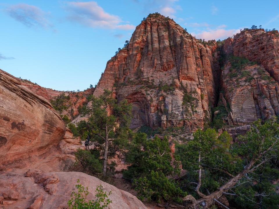 Zion National Park Canyon Vista at Dusk