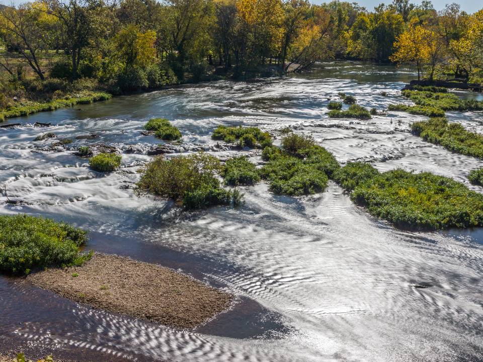 Autumn Rush At Shoal Creek