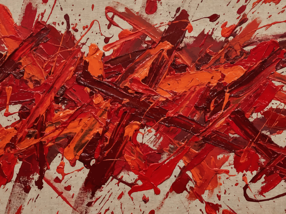 RED ABSTRACT ART