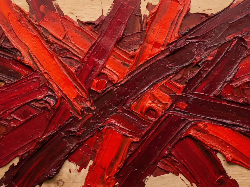 RED ABSTRACT ART