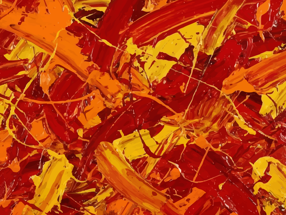 RED ABSTRACT ART