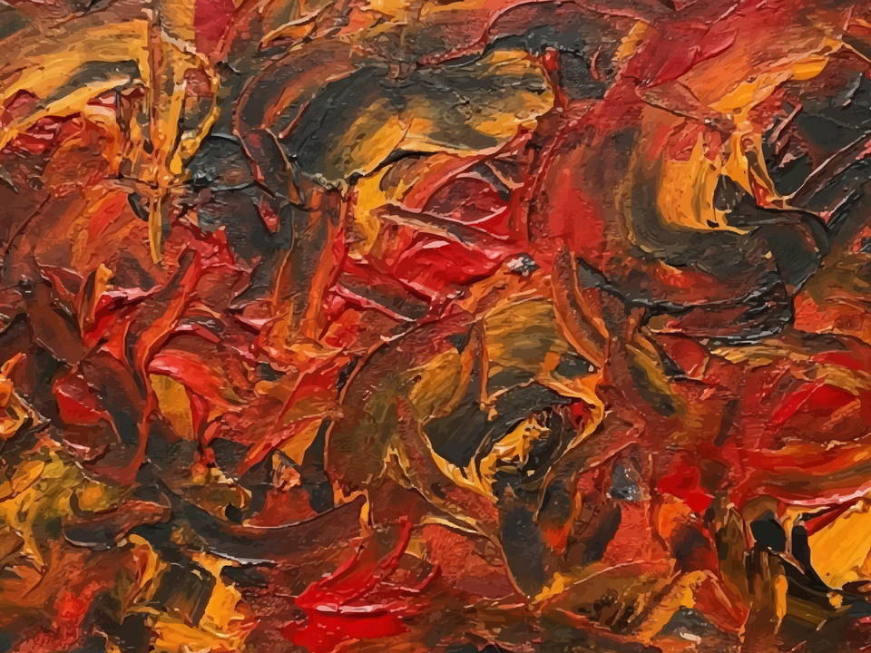 RED ABSTRACT ART