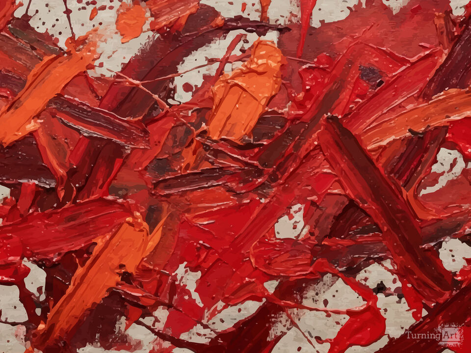 RED ABSTRACT ART