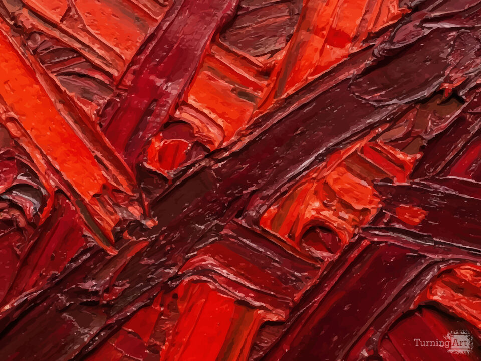 RED ABSTRACT ART