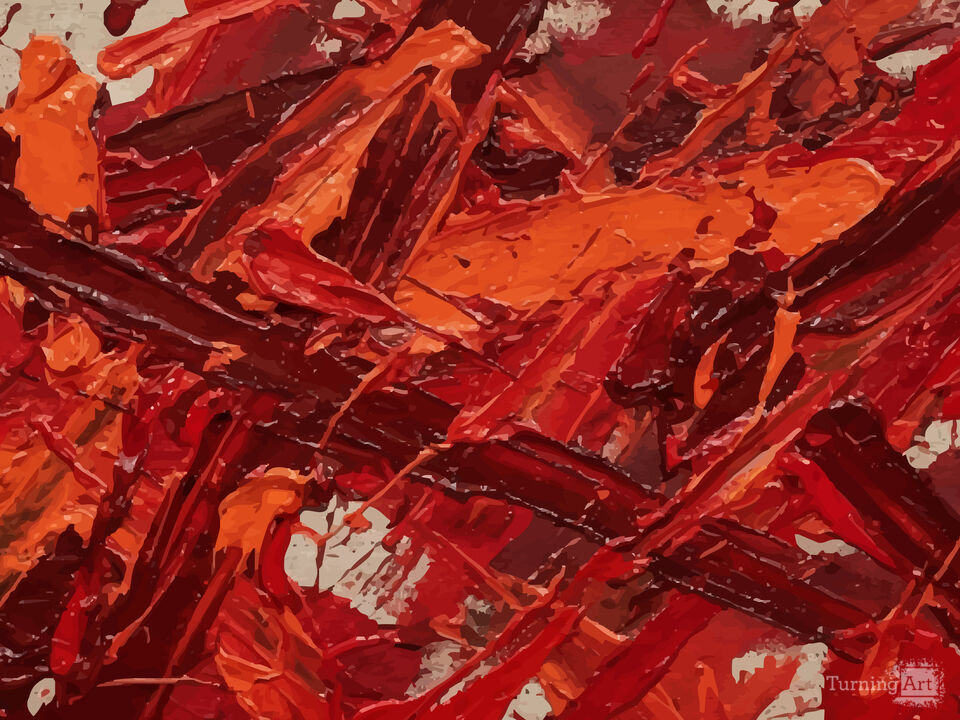 RED ABSTRACT ART