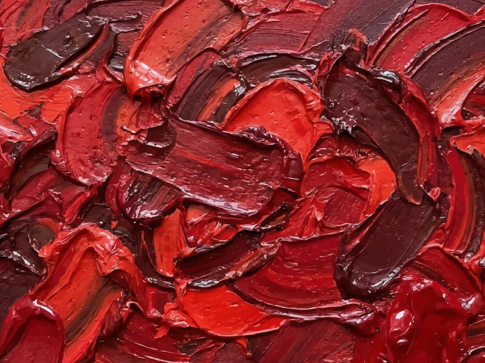 RED ABSTRACT ART