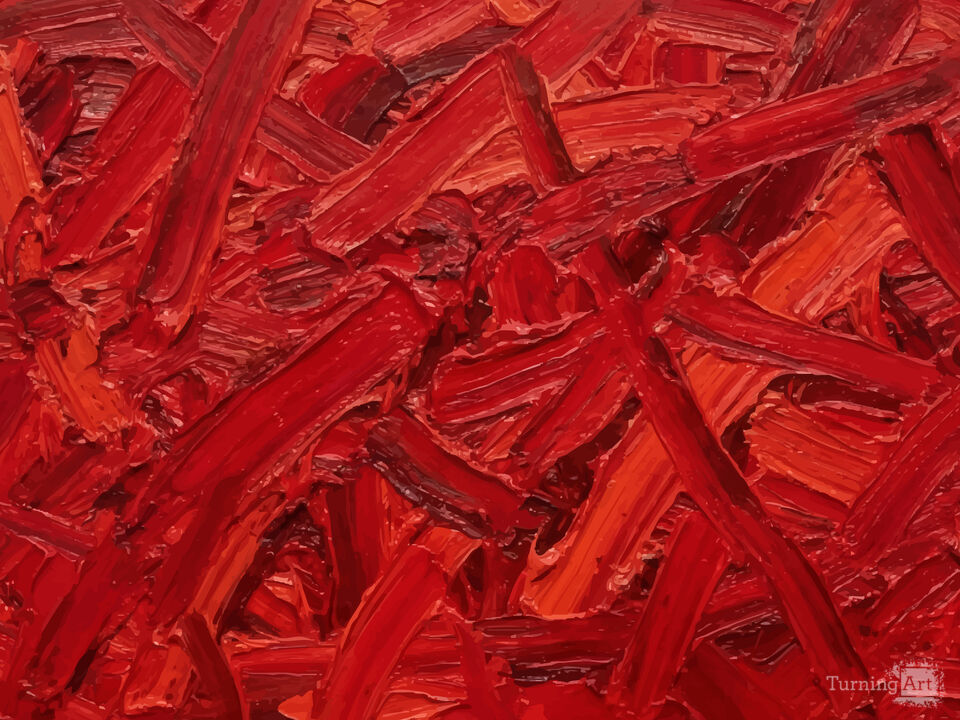 RED ABSTRACT ART