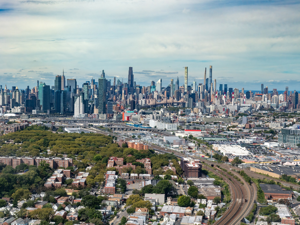 Aerial of New York City