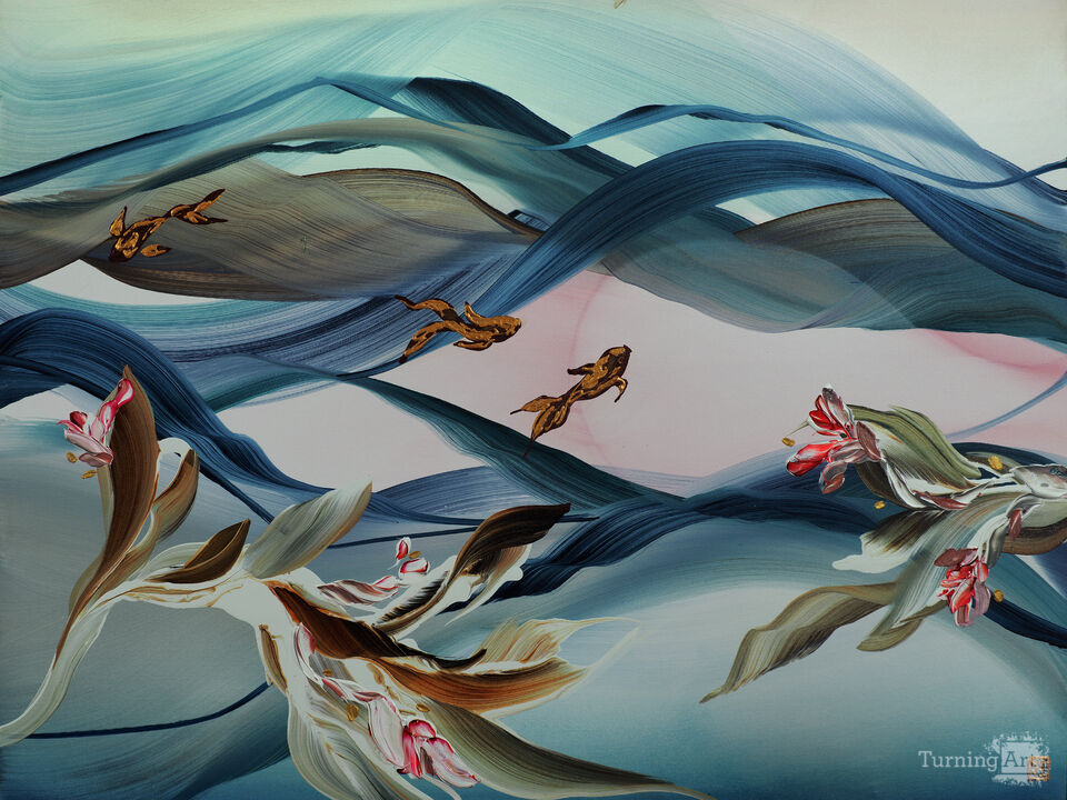 Aqueous Eden Diptych (a)