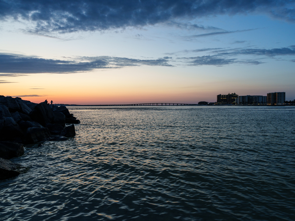 Evening Glow Over East Pass Destin