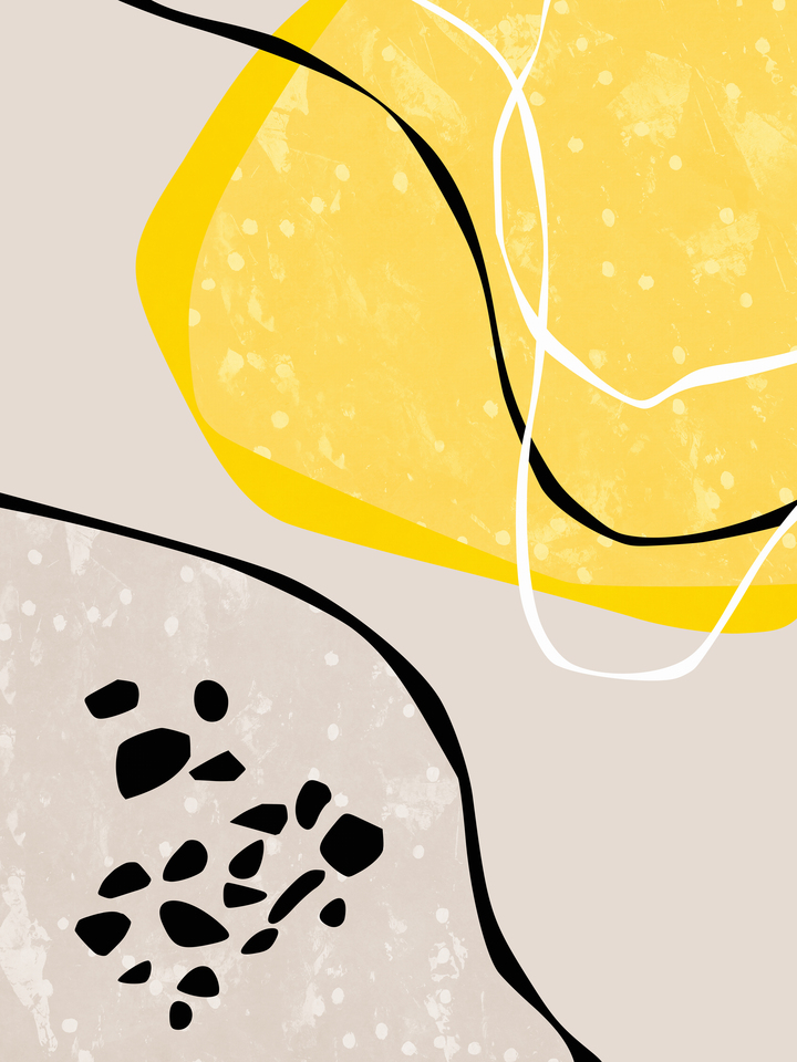 Yellow Abstract Harmony