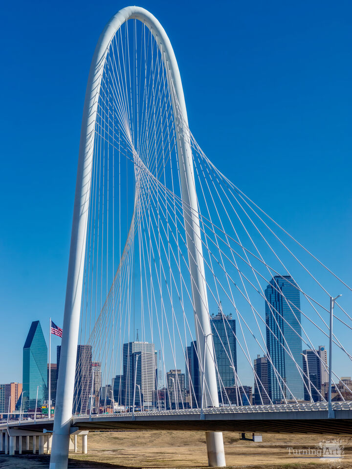 Twisting Lines Of Margaret Hunt Hill Bridge