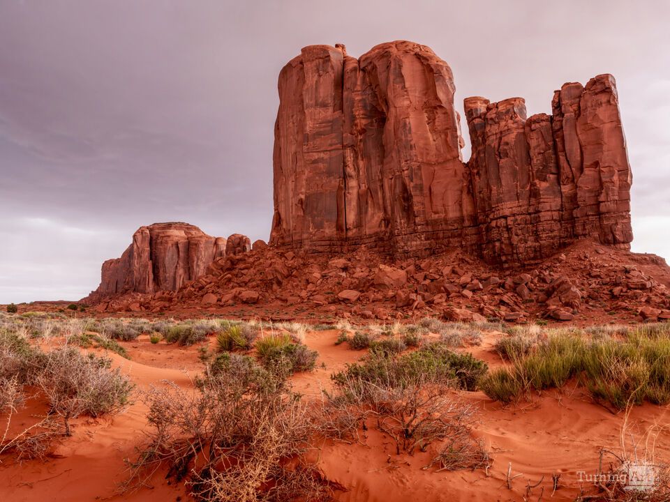 Cly Butte Stormy View Monument Valley