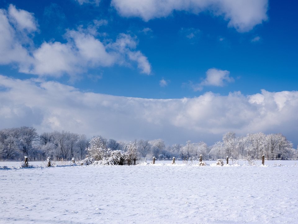 Departing Squall over Farmland