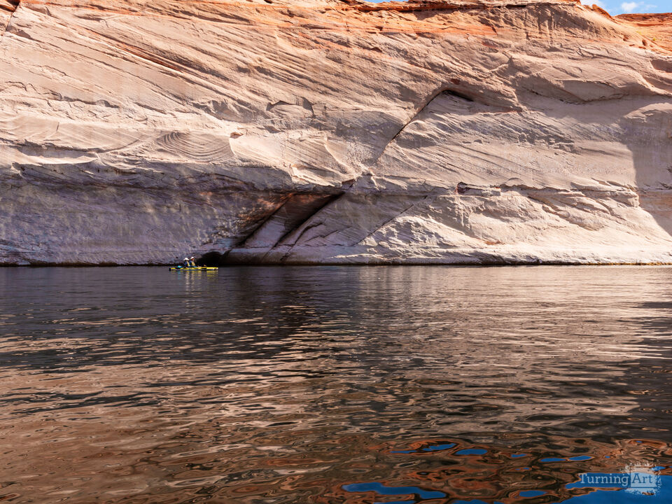 One Kayak In Antelope Canyon