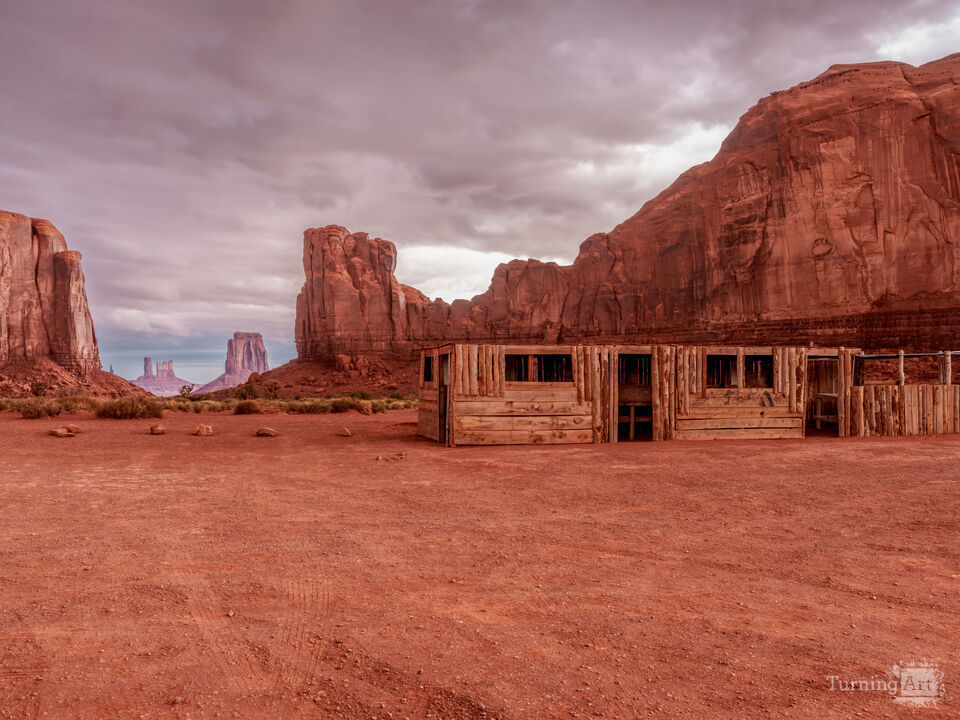 Storm Over North Window Monument Valley