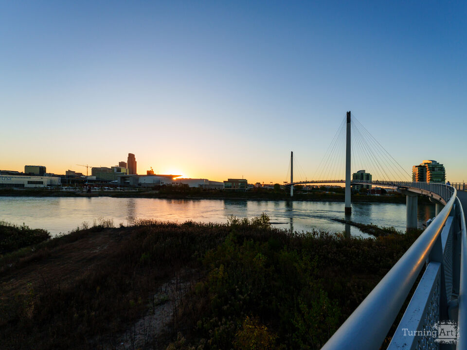 Sunset Walk Between States