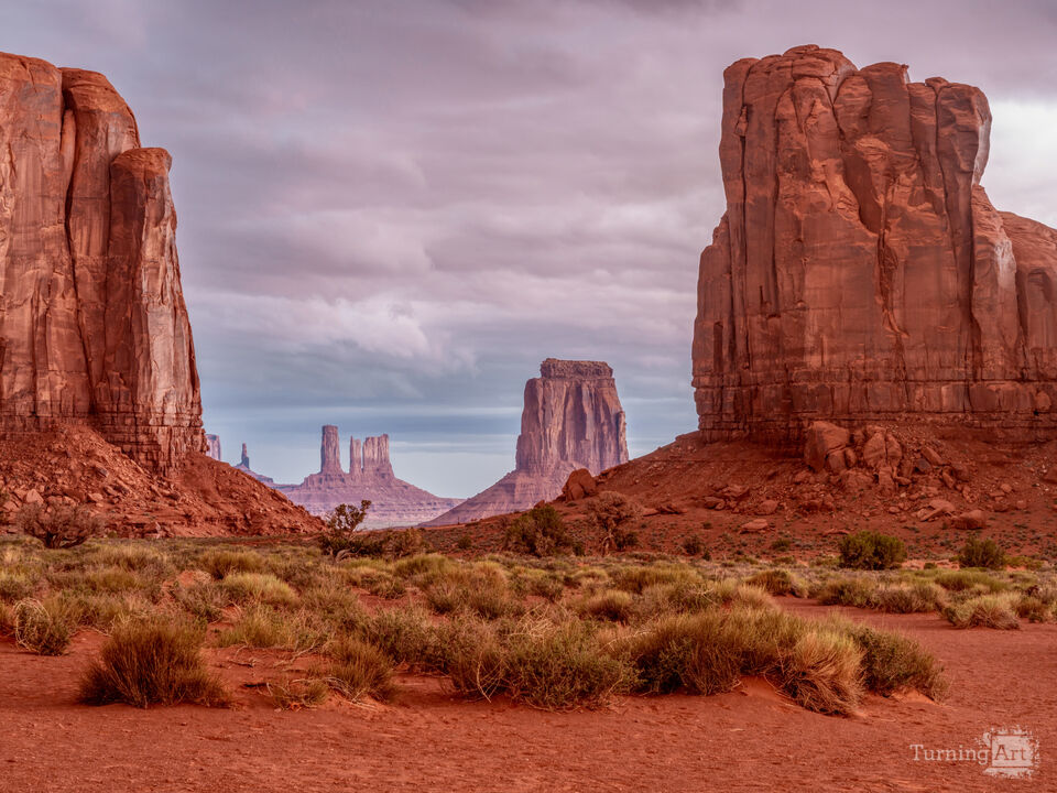 North Window Monument Valley Storm