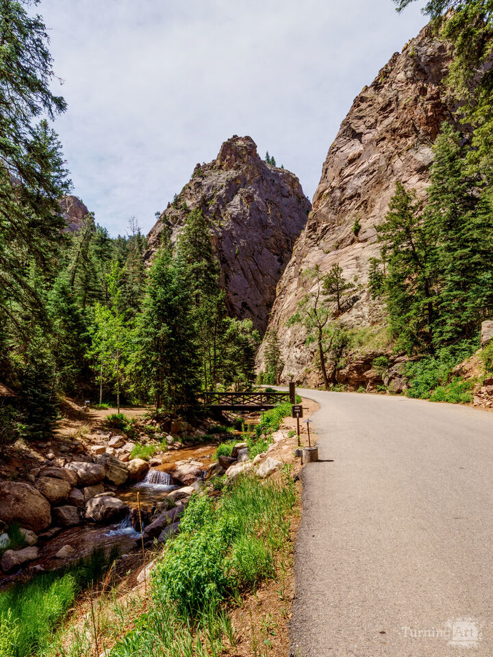 Path And Creek To Seven Falls