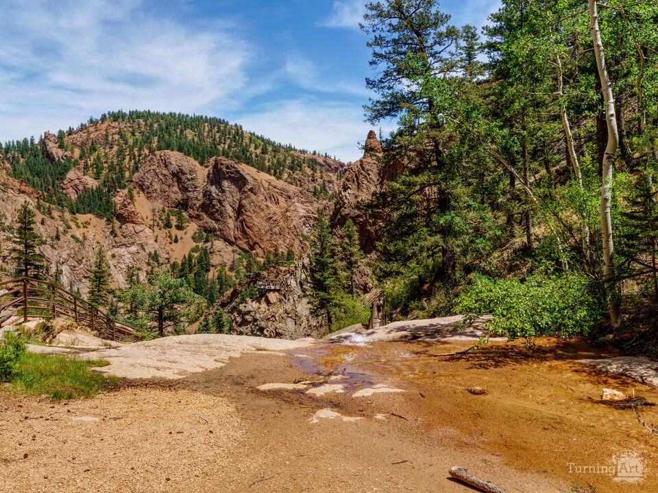 Seven Falls Waterfall Top View