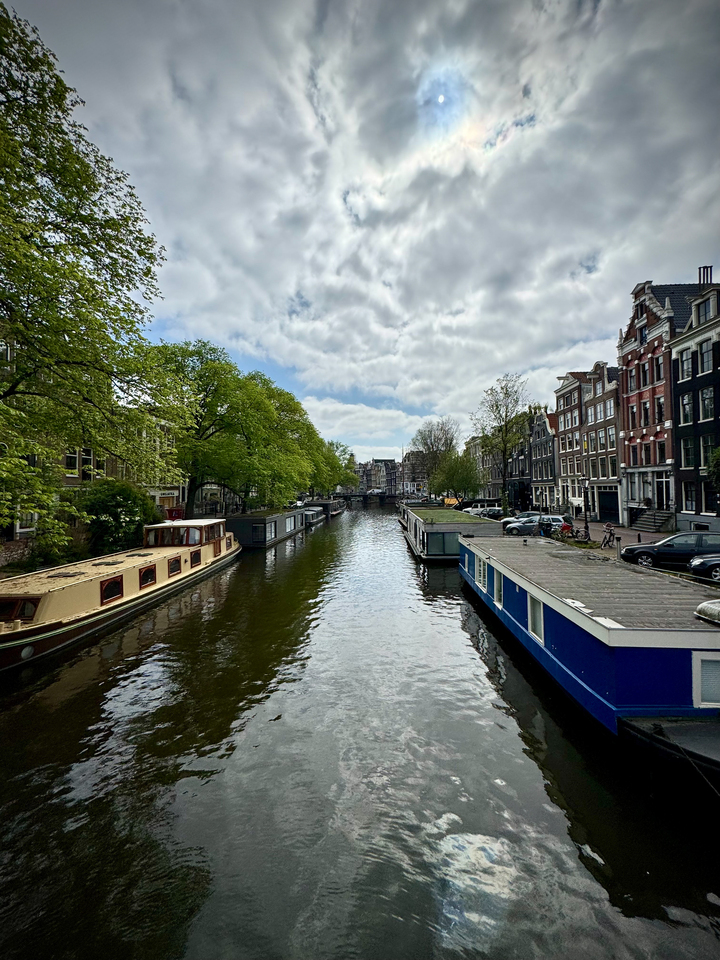 Houseboats in Amsterdam