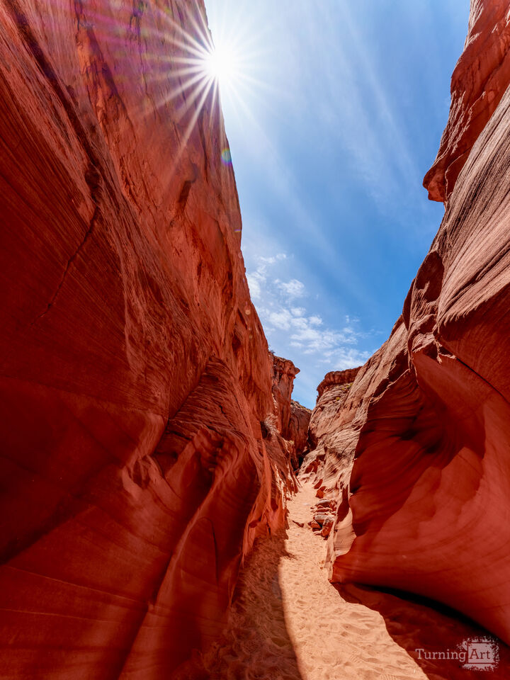Sunburst At Antelope Slot Canyon