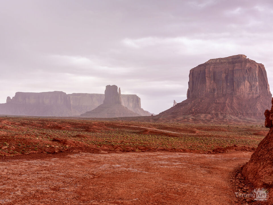 Stormy Weather At Monument Valley