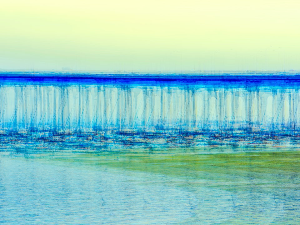 Vibrant Abstract - Coronado Bridge