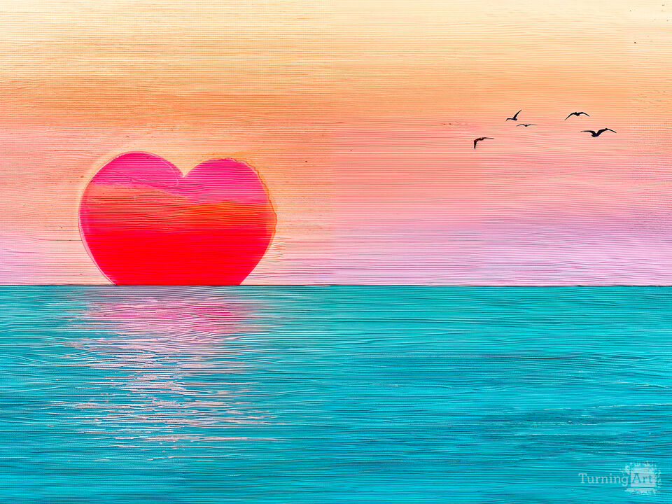 Heart Full Of Love Sunset
