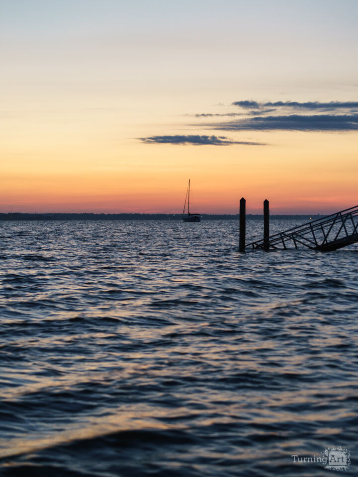 Navarre Waterway Golden Morning Horizon
