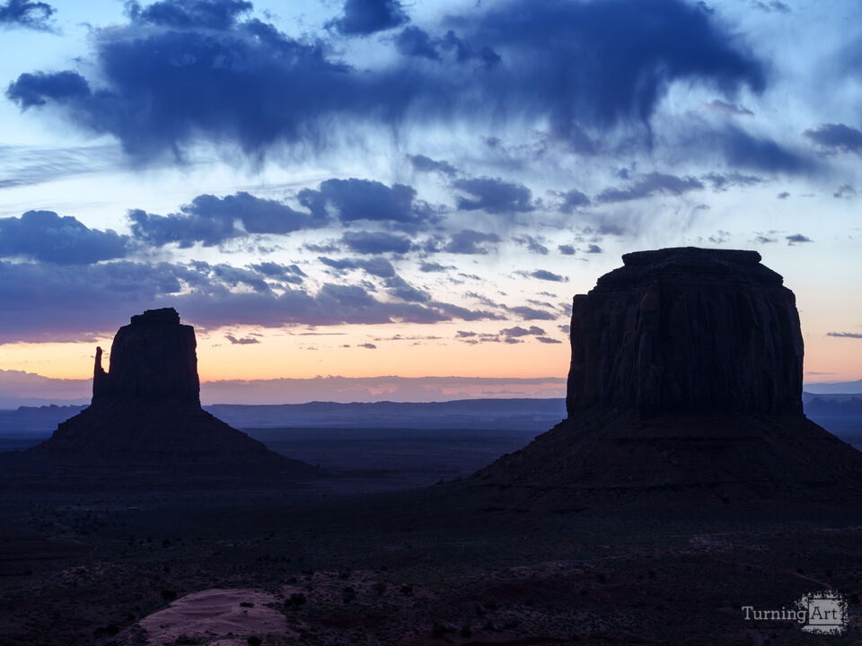 Predawn Light Over Monument Valley