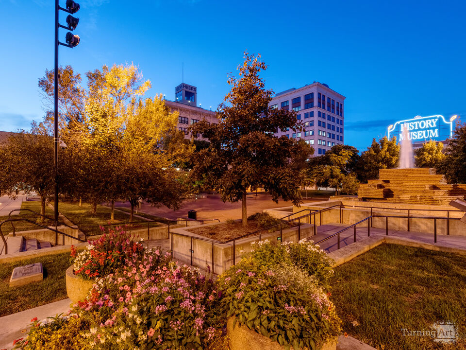 Evening Calm Springfield Public Square