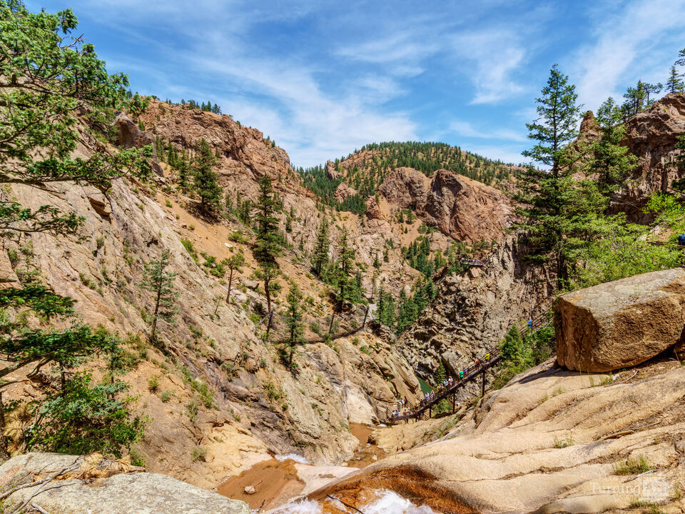 Top of Seven Falls View