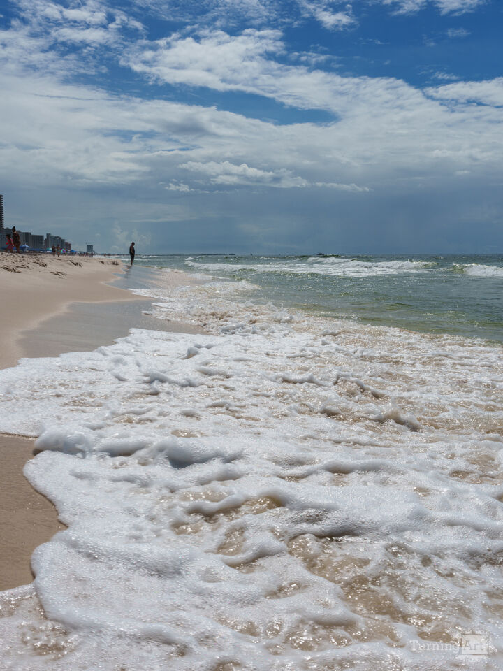 Foamy Waves Of Orange Beach