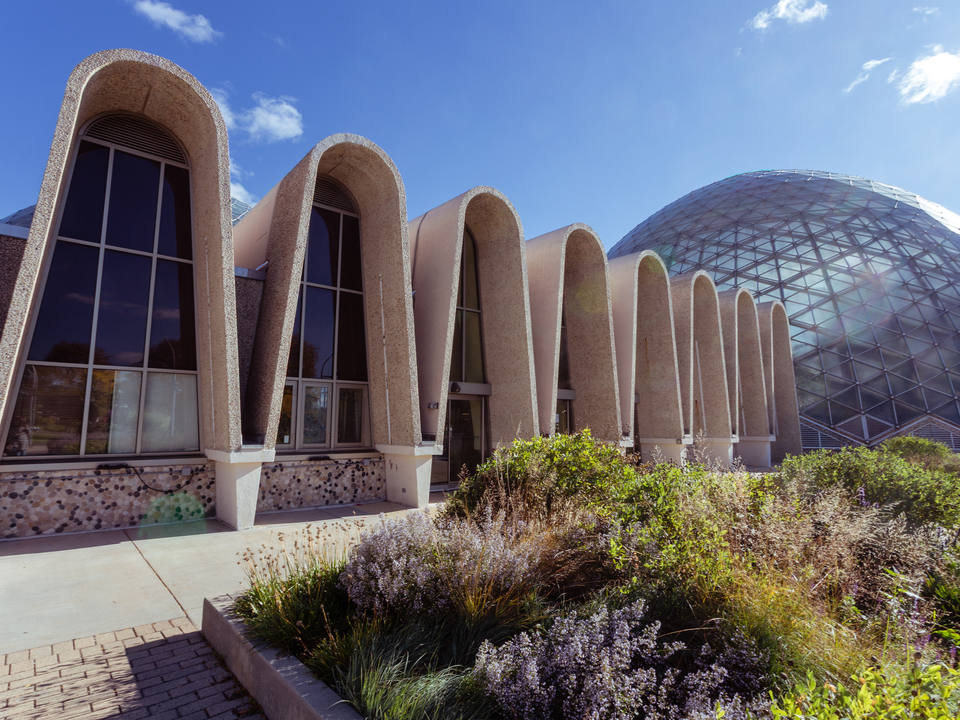 Mitchell Domes Entrance and Dome
