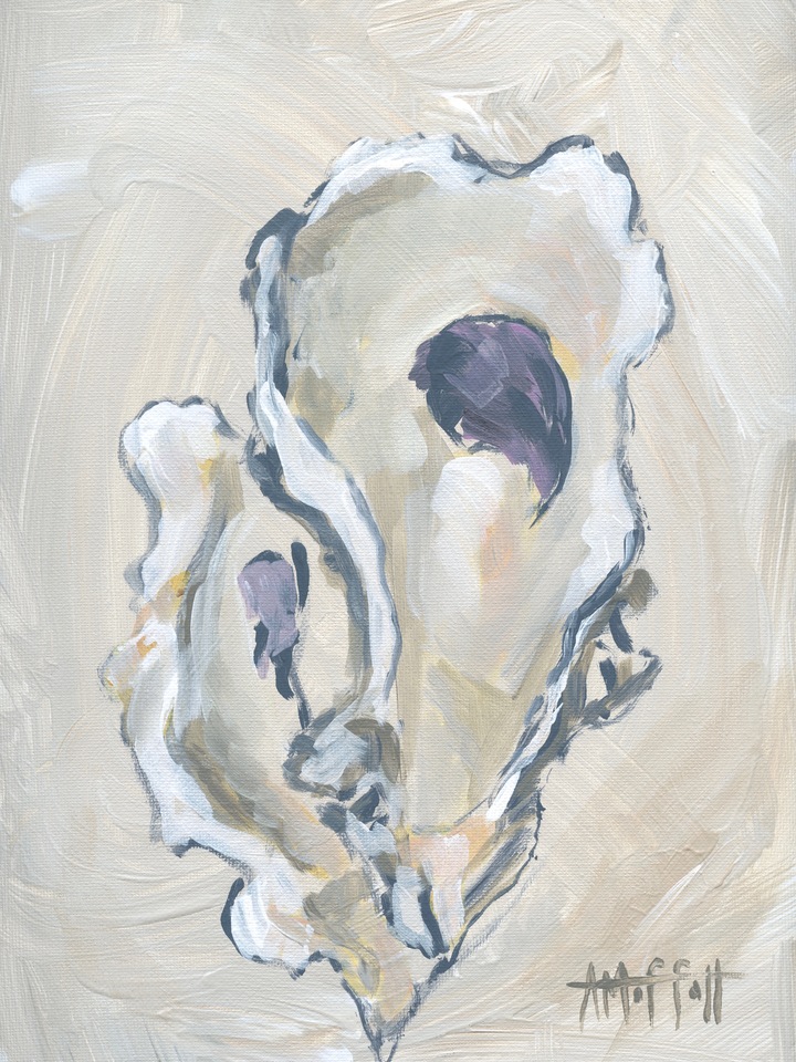 Large Beige Oyster 2