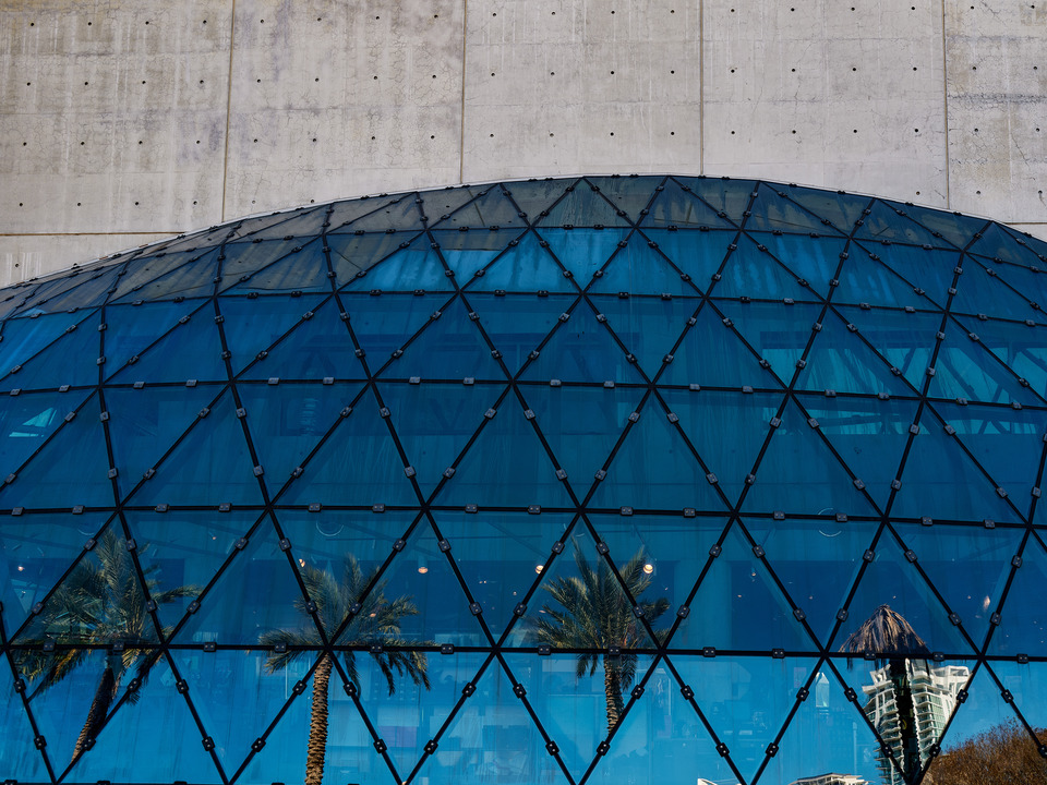 Blue Bubble and Reflections