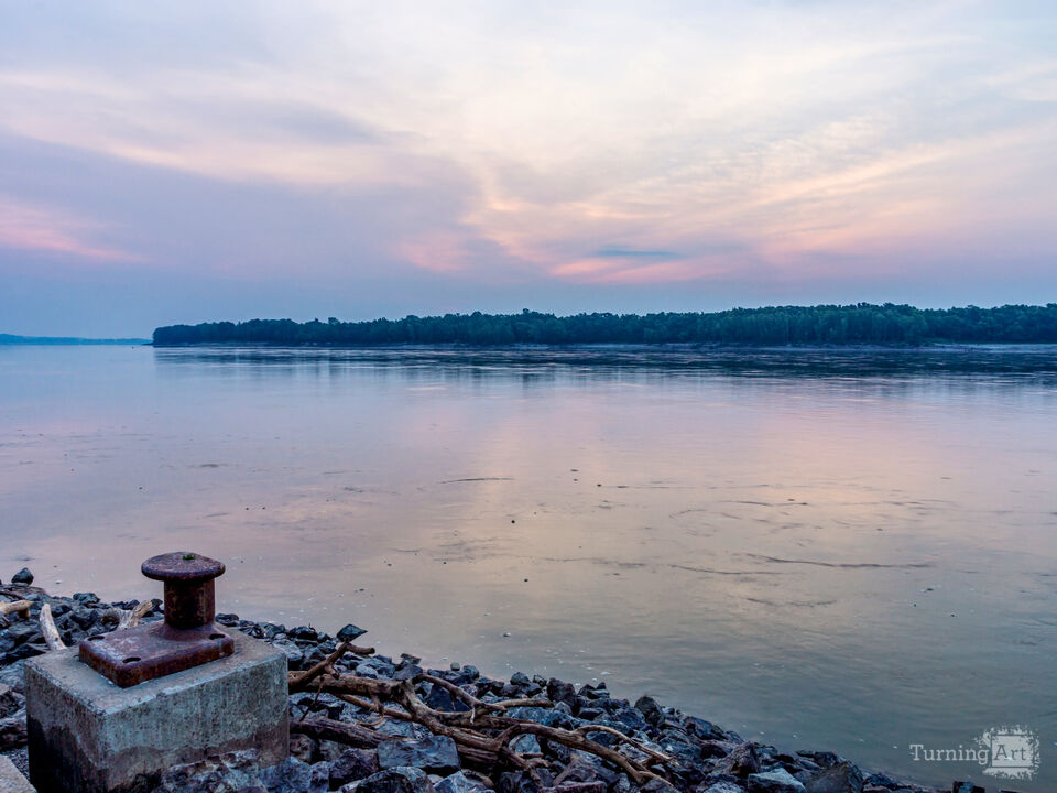 First Light Over The Mississippi