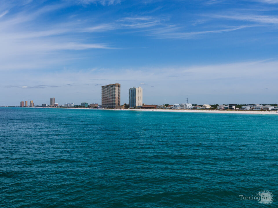 Panama City Beach Shoreline Skyline